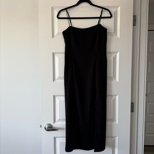 Babaton Black Only Slip Dress